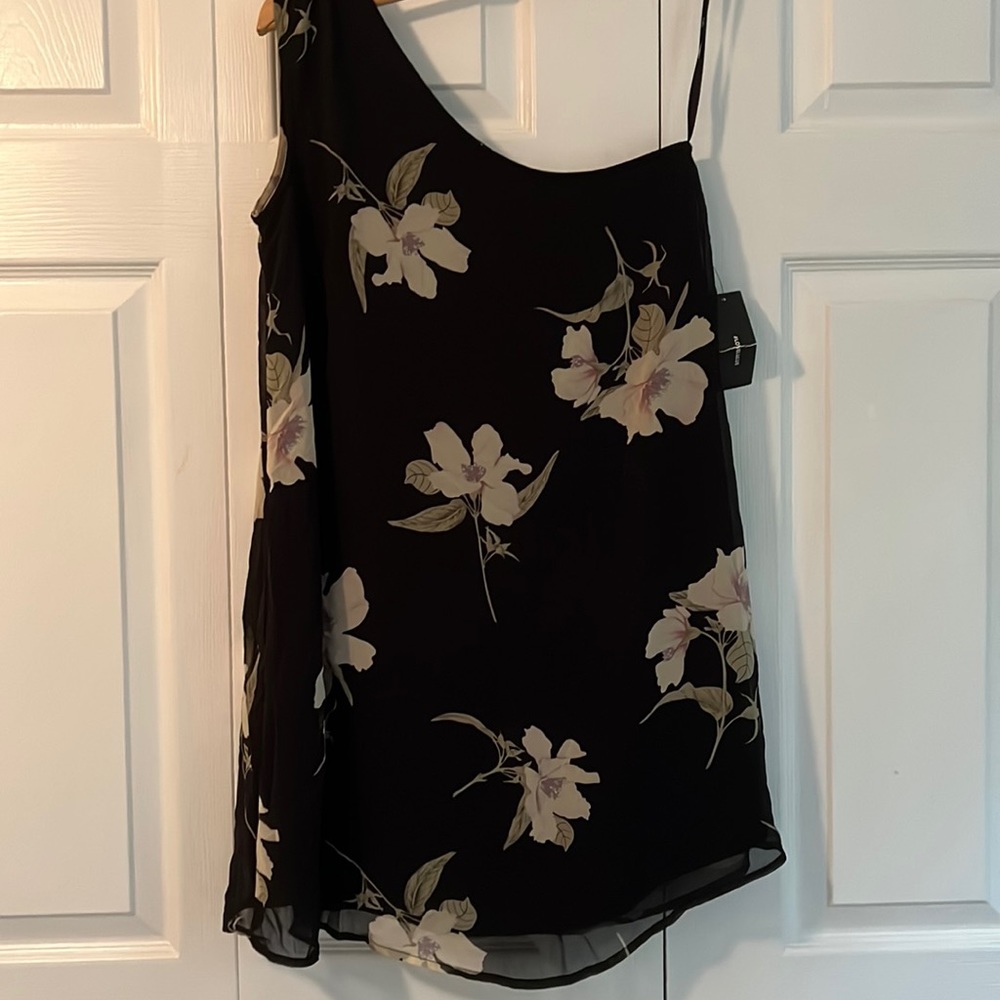 Lulus one shoulder mini dress